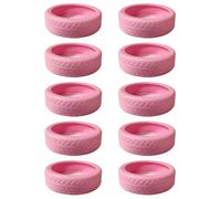 10pcs Elegante Protezione Della Ruota Del Silicone Per Valigie Aggiunta Sicurezza Per Il Vostro Sacchetto Copertura Del Silicone, A, One Size