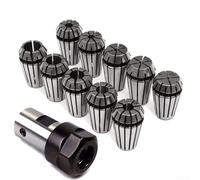 10pcs ER16 Molla Collet con Albero Motore 8mm Supporto Asta di Estensione CNC Macchina Per Incisione Tornio Fresatura Strumento