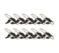 10Pcs Esche Clip Velocità Clip Per Mare Acqua Dolce Linea di Pesca Pesca In Acciaio Inox Impatti Esche Esche Esche