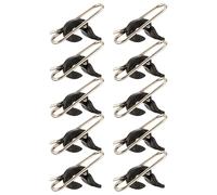 10Pcs Esche Clip Velocità Per Mare Acqua Dolce Linea di Pesca In Acciaio Inox Impatti Esche Pesca Tackle Clip