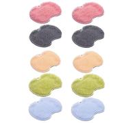 10PCS Esfoliante Bagno Massaggio Bagno Non- Mat Silicone Foot Brush Lazy Bath Artefatto