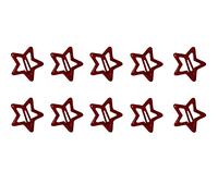 10Pcs Fermaglio Dei Capelli Rosso Metallo Fermagli Dei Capelli Spilla Pinze Per Capelli Forcine Per Le Ragazze Donne Capelli Sottili