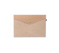 10pcs File Folder Big Capacity Document Bag Imitation Linen Canvas Felt Briefcase Folders Envelope Design Per Scrivania