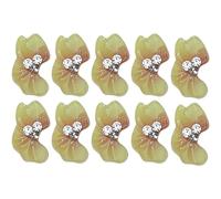 10Pcs Fiore Unghie Fascino Colorato Resina Fiore Unghie Arte Fascino Per