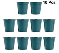 10pcs fioriere in plastica addensata rotonda fioriera verde aneto rosa rotonda