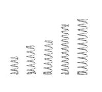 10pcs forte pressione piccola molla assorbimento degli urti molla di compressione in acciaio inossidabile diametro 0,5 mm(30mm,7mm)