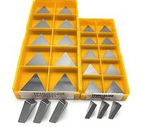 10PCS Fresatura Inserto TPMN160308 VP15TF TPMN220408 UTi20T Utensile in metallo duro Fresatura Utensile for tornitura TPMN Lavorazione acciaio inossidabile(TPMN160308 VP15TF)