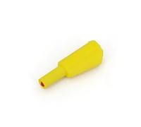 10Pcs Fully Insulated 4mm Male Stackable Plug Solder Type DIY Connector MQXFCZUX(Gelb)