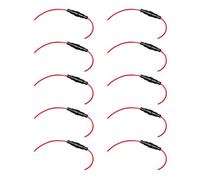 10pcs Fusibili Presa Tubo Forte ABS Base In Ottone Facile Installazione Unire Supporti Adattatori Fissaggio Rapido per Uso Elettrico ABS Ottone Tubo Supporti
