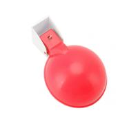 10PCS G1/8 Male Thread Chicken Waterer Cup Thicken Automatic Poultry Water Feeding Equipment for Quails Birds Red