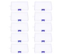 10pcs griglia scatola di immagazzinaggio di plastica scatola