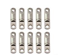 10pcs Heavy Duty cuscinetto a sfera pesca girelle con solido per anello, in acciaio inox pesca pesca a scatto per tonno, rotazione regolare, dimensioni 3.5-9 (4#)