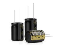 10Pcs High Frequency Low Aluminum Capacitor 80V2200UF 22x30mm DIY Electronic EKFBQBGW