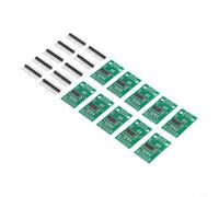 10PCS HX711 Modulo di interfaccia del sensore di peso con selezione del doppio canale di ingresso e ottimizzato per l'integrazione del microcontroller (scheda grande)