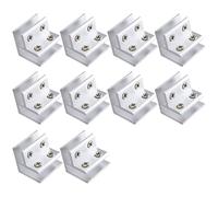 10pcs In Alluminio Piastrelle Piastrelle Telette Connessione Banche Fissaggio In Alluminio Set Clip Per Le Piastrelle Piastrelle 90 Gradi Tholele Per Le Piastrelle Costruzione