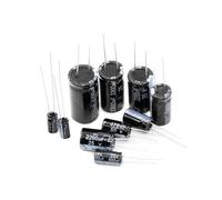 10pcs In-line aluminum electrolytic capacitor 16/25V/35v/50/10/47/100/220/1000/2200uf NWPNLXEA(16V 470UF 8x12MM)