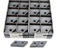 10pcs inserti in metallo duro tornio DNMG150604-TF DNMG150608-TF IC907 IC908 tornitura taglierina taglio utensili CNC DNMG 150604 150608(DNMG150604-TF IC908)