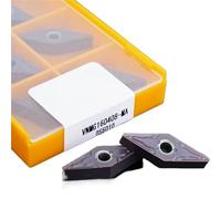 10PCS Inserti In Metallo Duro Tornitura In Acciaio Inossidabile Alluminio Utensili Per Tornio CNC Indicizzabili Utensili Per Tornio(VNMG160408 DS6010)