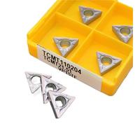 10PCS Inserti In Metallo Duro Utensili Per Tornitura Interna Utensile Da Taglio CNC Tornio Taglierina Utensili Per Tornio(TCMT110204 VP15TF)