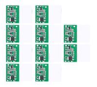 10PCS Interruttore Touch Capacitivo 12V, Modulo Pulsante con Patch, Compatibile LED e Strisce Luminose - Funzioni Jog e Latch, Facile Installazione su Varie Superfici
