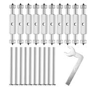 10Pcs Interruttori A Parete Presa Cassette Riparatore Cassette Regolabile Viti Rod Wall Scatola Elettrica Vite Tool Mounted Interruttori Box Dispositivo di Riparazione Con Chiave