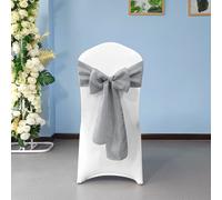 10pcs Iuta Fusciacche Sedie Iuta Fiocchi Nozze Evento Festa Decorazione Rustico