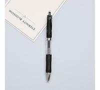 10Pcs K35 Press Gel Pen 0,5 mm Learning Office Signature Pen Meeting Pen (nero)