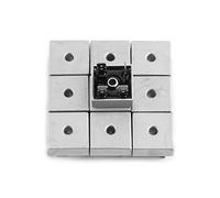 10PCS KBPC5010 50A 1000V Raddrizzatore a ponte a diodi monofase, raddrizzatore a ponte completo raddrizzatore a modulo diodi con custodia in metallo