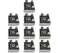 10Pcs KBPC5010 diodo ponte raddrizzatore diodo 50A 10pcs 10 pack plastica metallo Kbpc5010 applicazioni attrezzature di saldatura progettate per un uso di lunga durata con una corretta durata e alto