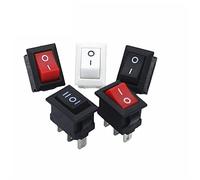 10PCS KCD11 Interruttore a bilanciere 10 * 15mm Mini interruttore a pulsante ON-Off/ON-Off-ON 2 pin / 3 3A 250VAC 6A 125VAC 10x15mm(One Size)