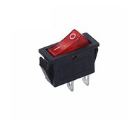 10PCS KCD3 ON-Off 16A 2Pin Dot illuminato SPST Snap-in Rocker Switch unipolare 2 posizioni con LED 12/220 Volt(Beige)