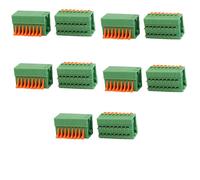 10pcs KF141R 150V 2A 2.54mm Pitch 8P Spring Terminal Block for PCB Mounting