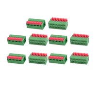 10pcs KF141V 150V 2A 2.54mm Pitch 10P Spring Terminal Block for PCB Mounting