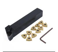 10pcs / Kit Inserti Carburo CNC Lama Consumabili Attrezzo CNMG120408-MA UE6020