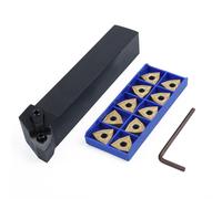 10pcs / Kit Inserti Carburo CNC Lama Consumabili Attrezzo CNMG120408-MA UE6020