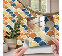 10Pcs Kitchen-Tile Adesivo Bagno Mosaico Muro Auto Adhesive-Home Decorazione
