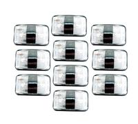 10pcs LED Side Marker Light Clearance Lamp for Truck Trailer Caravan 10-30V