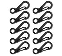 10Pcs Lega di Alluminio Piccolo Moschettone Clip Molla Snapping Portachiavi Gancio Per Campeggio Viaggi Escursioni Portachiavi Enduring Spring Portachiavi Gancio