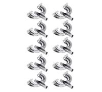 10Pcs Leghe Tamburo Hardware Parte Tamburo Montare Artiglio Gancio Tamburo Artiglio Gancio Tamburo Strumento Accessori Tamburo Gancio Sostituzione