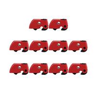 10pcs Lock Off Kit for Electricians, Circuit Breaker Lockout Device, Electrical Safety Lockout Padlock Lockout Tagout Kit Clamp On Safety Lock Set Kit Electrical Breaker Lock Out D