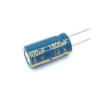 10pcs/lot 1800uf16V Low ESR/Impedance high frequency aluminum electrolytic capacitor size 10 * 20 16V 1800uf 20% MQXFCZUX