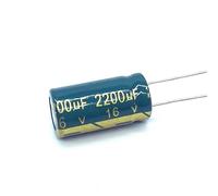 10pcs/lot 2200uf16V Low ESR/Impedance high frequency aluminum electrolytic capacitor size 10 * 20 EKFBQBGW
