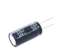10pcs/lot 220UF 200v 220UF aluminum electrolytic capacitor size 18 * 30mm S64 20% Capacitance Meters