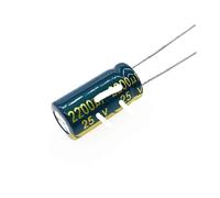 10pcs/lot 25v 2200uf 10 * 20MM Low-impedance Aluminum Electrolytic Capacitor 2200uf 25v 25v2200uf 20% NWPNLXEA
