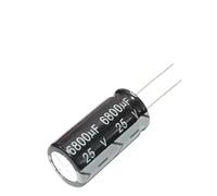 10PCS/LOT 25V6800UF 16 * 30 Aluminum electrolytic capacitor 16 * 30 Electrolytic Capacitor 25V 6800UF NWPNLXEA