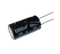 10PCS/LOT 25V6800UF 16 * 31 Aluminum electrolytic capacitor 16 * 31 Electrolytic Capacitor 25V 6800UF NWPNLXEA