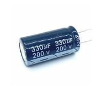 10pcs/lot 330UF 200v 330UF aluminum electrolytic capacitor size 18 * 35 200V330UF 20% RUAJOGYNVM