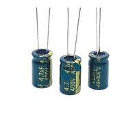 10pcs/lot 400v 4.7UF high frequency low impedance 400V 4.7UF aluminum electrolytic capacitor size 8 * 12 S22 20% NWPNLXEA(40pcs)