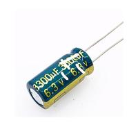 10pcs/lot 6.3v 3300uf 10 * 20 Low-impedance Aluminum Electrolytic Capacitor 3300uf 6.3v 20%