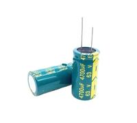 10pcs/lot 63V 4700UF Aluminum Electrolytic Capacitor Size 22 * 40 4700UF 63V4700uf 20% RUAJOGYNVM